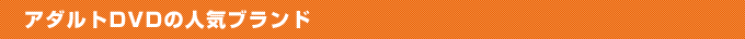 アダルトDVDの人気ブランド