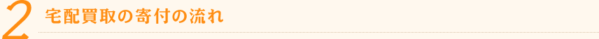宅配買取の寄付の流れ